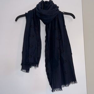 Banana Republic cotton polka dot scarf